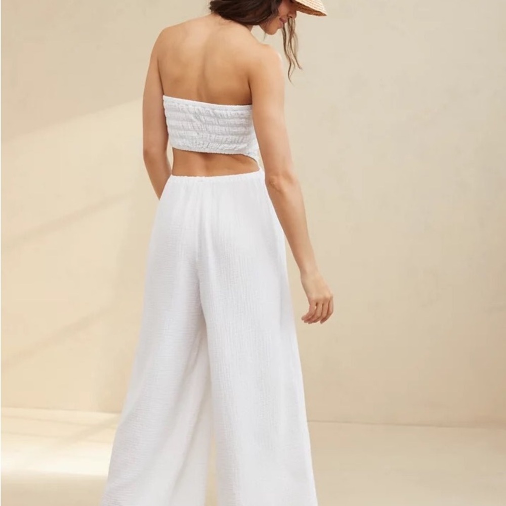 Aerie 100% cotton NWT  White Jumpsuit XXL